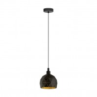 Eglo-ROCCAFORTE Small ( 170mm ) Pendant Light - Steel